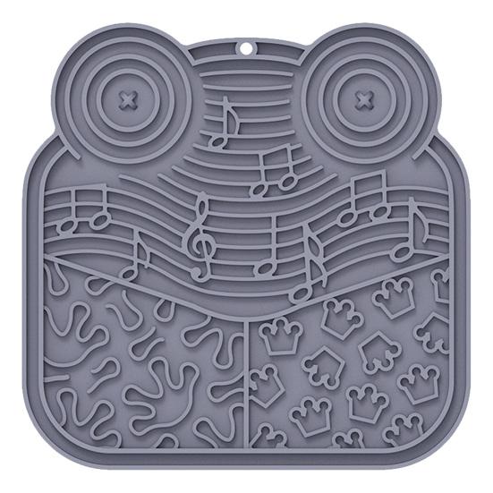 Pet Lick Mat, Suction Cup Slow Feeder Mat, Multi-Texture Design, Silicone Slow Feeding Mat for Cats And Dogs Thick Treat