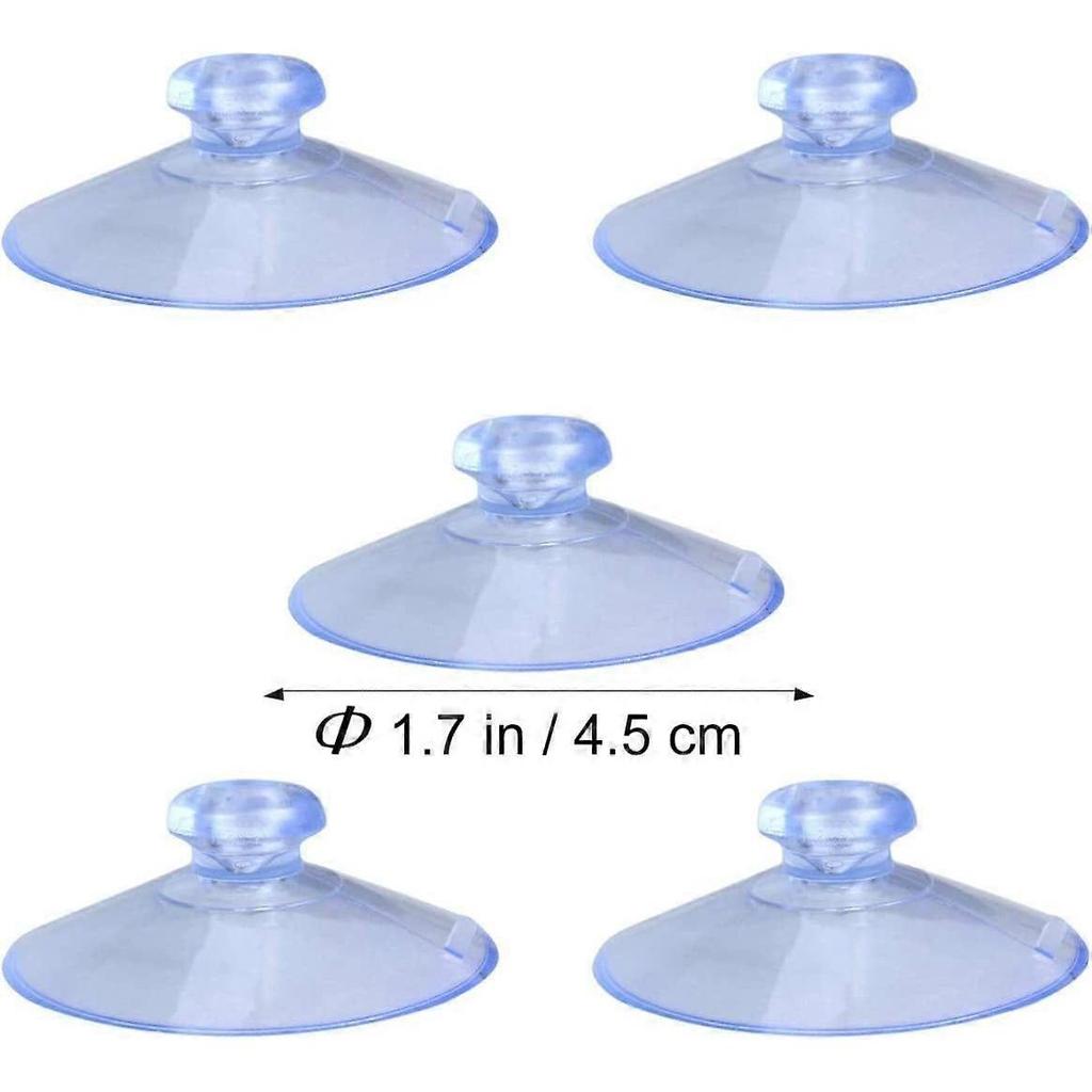 Double Sided Suction Cups: 50 Pieces Clear Suction Cups PVC Plastic Suction Cup