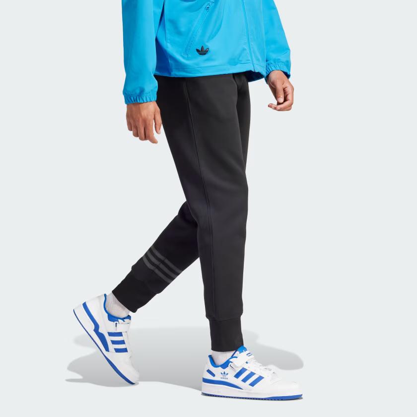 Adidas Originals Street Neuclassics Cuffed Knit Joggers Men Bottoms Black IS2812