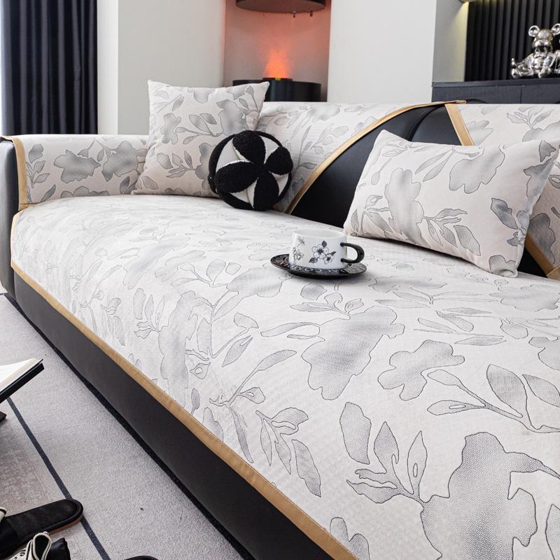 

Европейские высококачественные чехлы на диван для гостиной, чехол для дивана, защита для кресла, чехлы для дивана, домашний декор, 1/2/3/4 места, L-образная форма 70x70cm белый