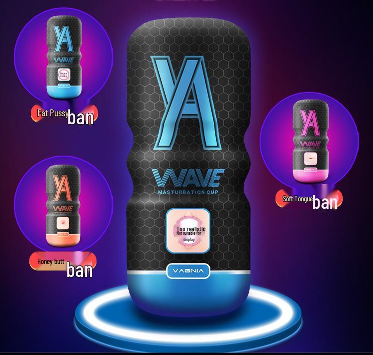 Inwave Masturbator für Männer: Männer Masturbationsbecher und Penis Trainer – Erwachsenen Sexspielzeug