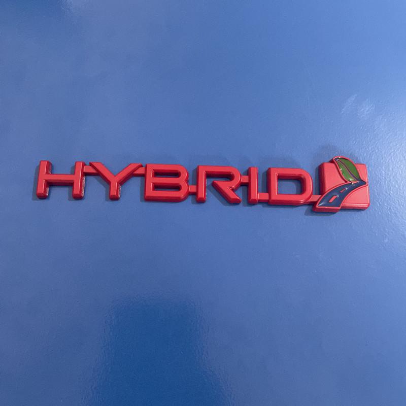 

3D Metal HYBRID Car Sticker Emblem Badge for Hybrid Logo Toyota Prius Camry Crown Auris Rav4s Ford S-MAX Fusion Explorer Limited червоний
