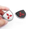 3D Metal Car Fender Emblem Shield Sticker for Mitsubishi ASX Lancer 10 Outlander L200 Xpander Exterior Accessories
