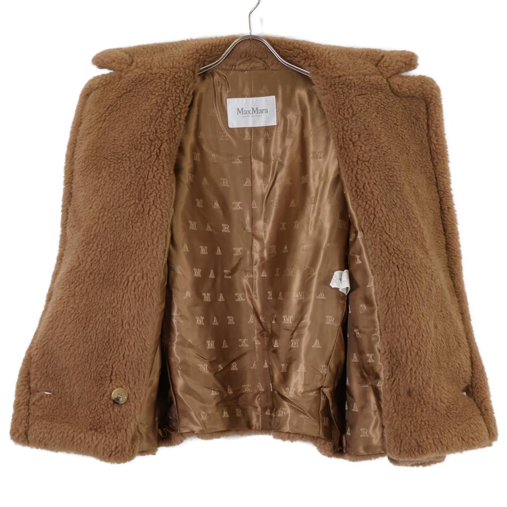 Max Mara [Excellent Condition/Domestically Authorized] 108606236 RANGHI Teddy Bear Camel Blend Short Jacket 40 BrownUsed