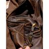 Bangladesh Tea Core Calfskin Heavy Washed Distressed Soft Drape Leather