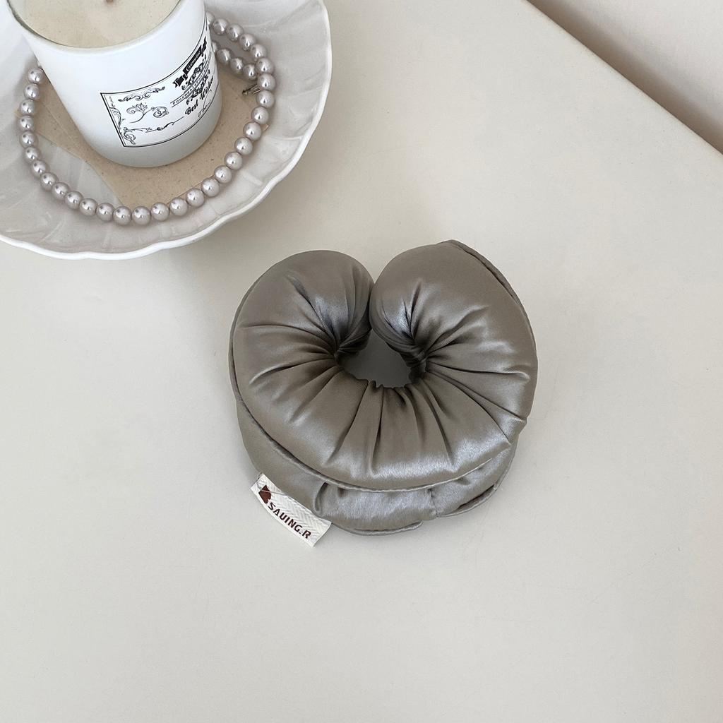 Sponge Sleep Elastic Ponytail Holder Hair Scrunchies for Women Hair Accessories Girls Soft Solid Satin Filled Cotton Big Bands