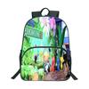 Pikmin 3D Cartoon Print Backpack Boy Girl Fashion Casual Pattern Schoolbag 16inch Fun Waterproof Knapsack DIY Custom Backpacks
