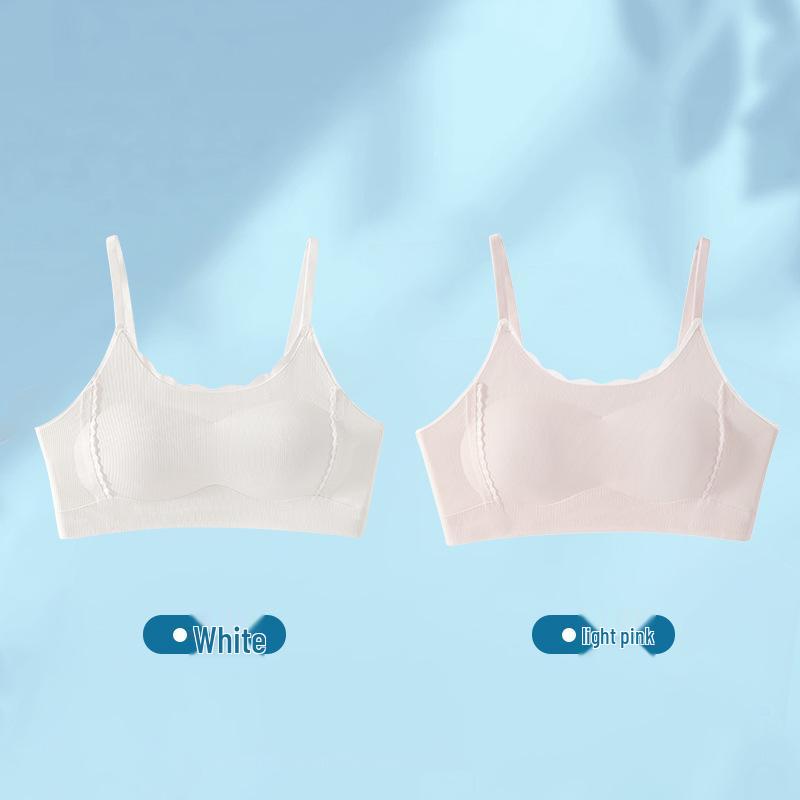 Girls' Seamless Sports Bra - Puberty Stages 2 & 3 Shockproof Vest
