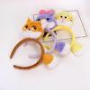 Lightweight Animal Ear Hairband For Active Kids Comfortable Cloth Hair Accessory For Daily Wear Photography