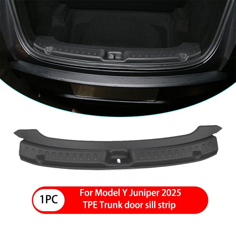 

For Tesla Model Y Juniper 2025 2026 Front Rear Door Sill Guard Anti Scratch Dirt Resistant Threshold Strips Interior Accessories Trunkdoor sill strip