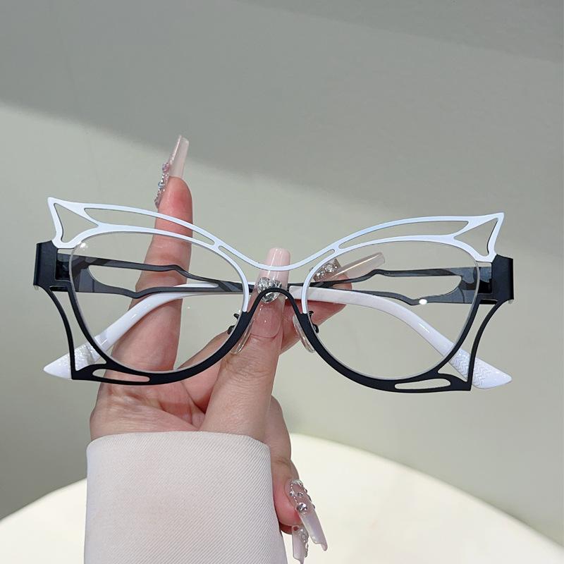 Vintage Optical Butterfly Anti Blue Light Glasses Women For Female Luxury Brand Designer Myopia Prescription Eye Glasses Frame