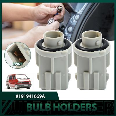 2ks Zásuvka držáků žárovek bočního světla auta 191941669A Pro VW T4 Transporter 1990 až 2003 Základní světla pro automobily Díly automobilů