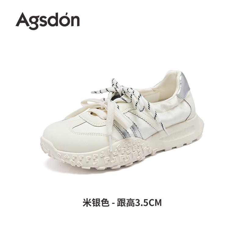 Augustine New Summer Thin Hollow Mesh Forrest Gump Training Shoes Thick Baseplate Shoes