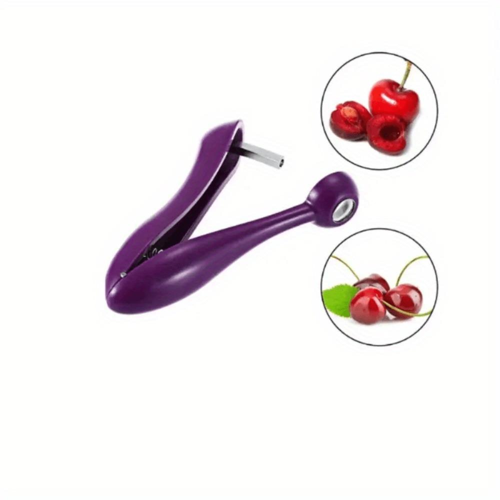 1PC Stainless Steel Fruit Pitting Tool, Easy-to-use Manual Cherry and Date Pitting Tool, Kitchen, Canning, Salads