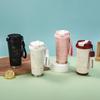 Summer cold insulation stainless steel lily of the valley water cup thermos cup coffee cup double layer car cup gift