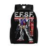 Personalized Gundams Backpacks Men Women Casual Bookbag for School College Anime Bags