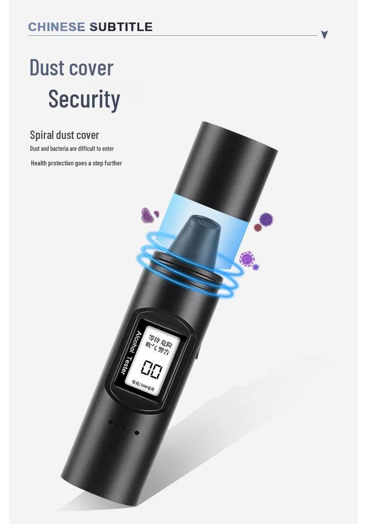 Portable Breathalyzer Alcohol Concentration Tester