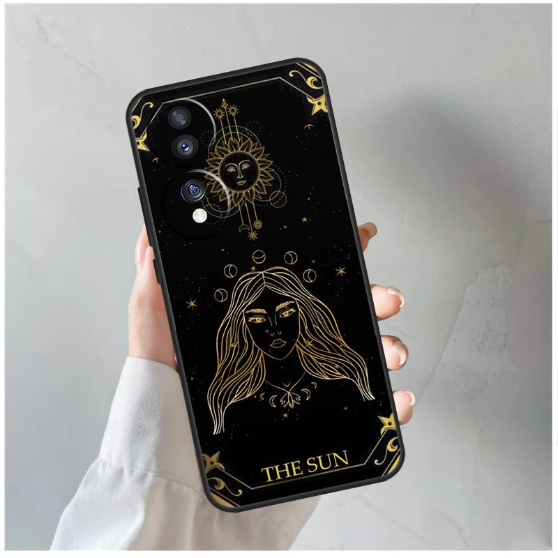 Astrology Tarot Cards Phone Case For Honor X8b X9b X8 X9 X6a X7a X8a X9a Honor Magic 6 Pro 5 Lite 50 70 90 Cover
