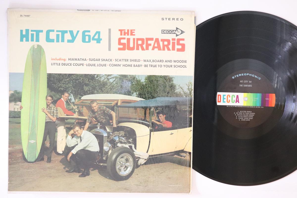 

LP Record SURFARIS - Hit City 64 DL74487 DECCA 1964 US Rock Used