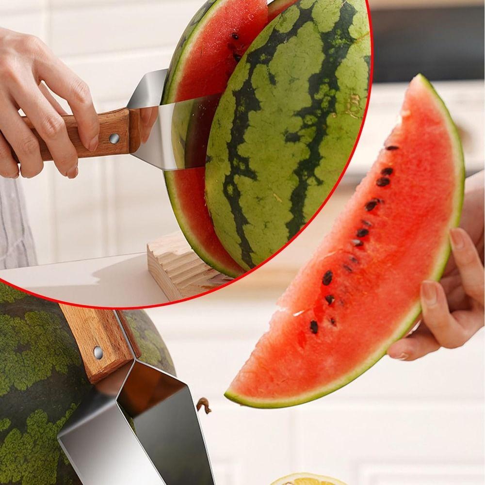 Triangle Fruit Cutter Handheld Melon Cutting Tool Multi-Function Watermelon Slicer  Kitchen Gadgets