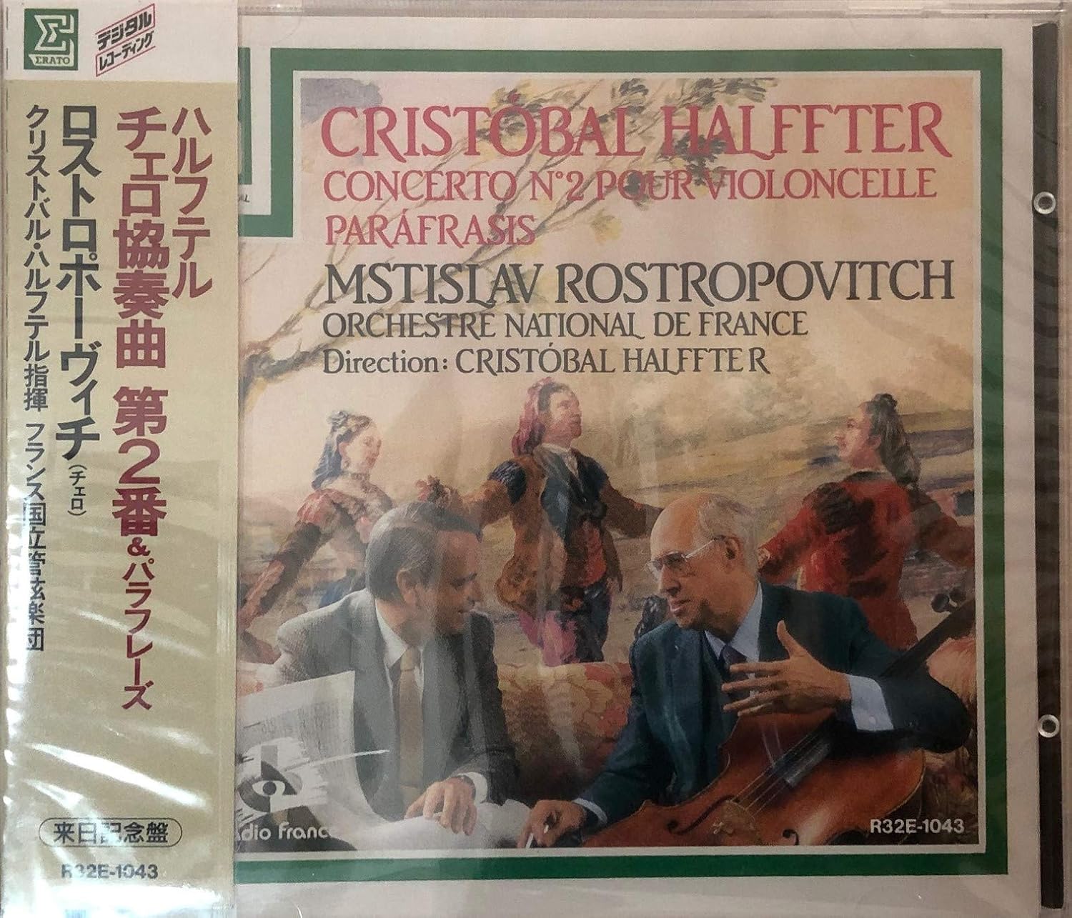 

CD РОСТРОПОВИЧ, ХАЛФТЕР; ORCHESTRE NA - недоуздок: Концерт для виолончели №. 2, Для R32E1043 Япония Классический Б/У