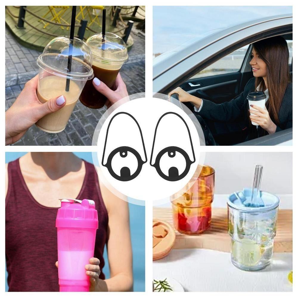 Portable Strap Buckle Coffee Cup Cup Tie Silicone Multicolor Drink Bottle Carrier Holder Cup Accessories Beverage Mug Grip Cup Holders 5