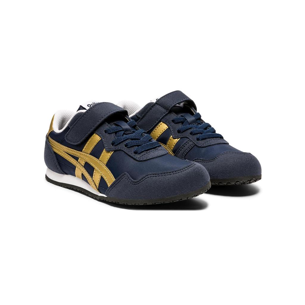 Onitsuka Tiger SERRANO KIDS PS Cm Sneakers, Midnight/Pure Gold, 19.5