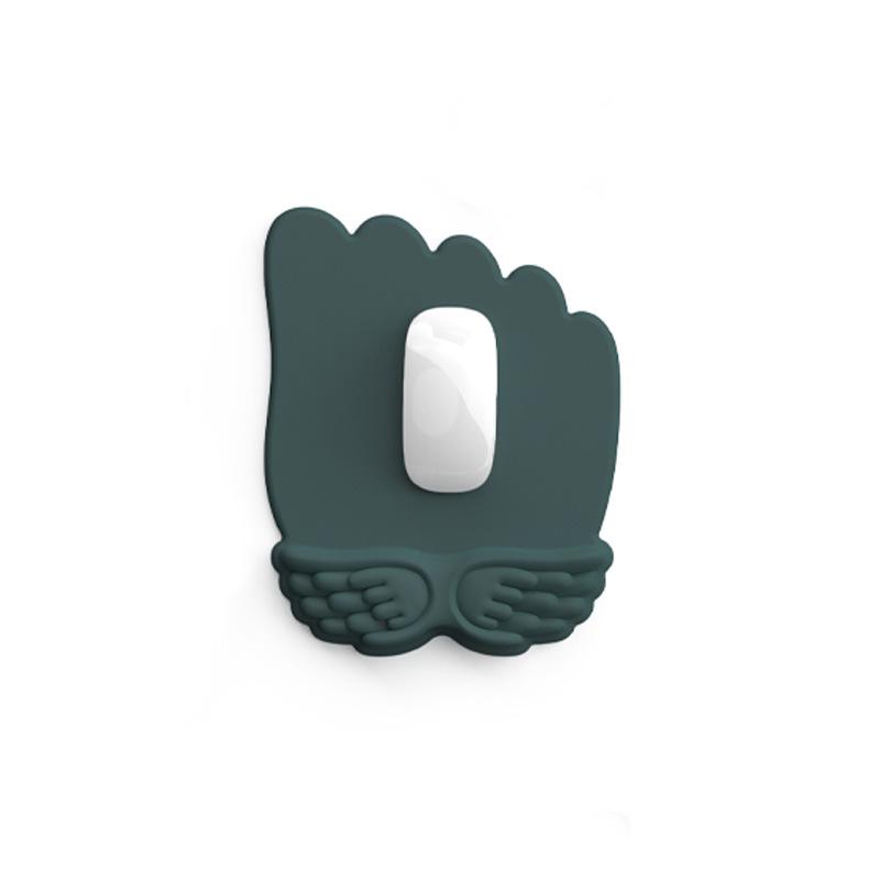 Silikon-Memory-Schaum-Handgelenkauflage für Maus und Tastatur mit Handyhalter