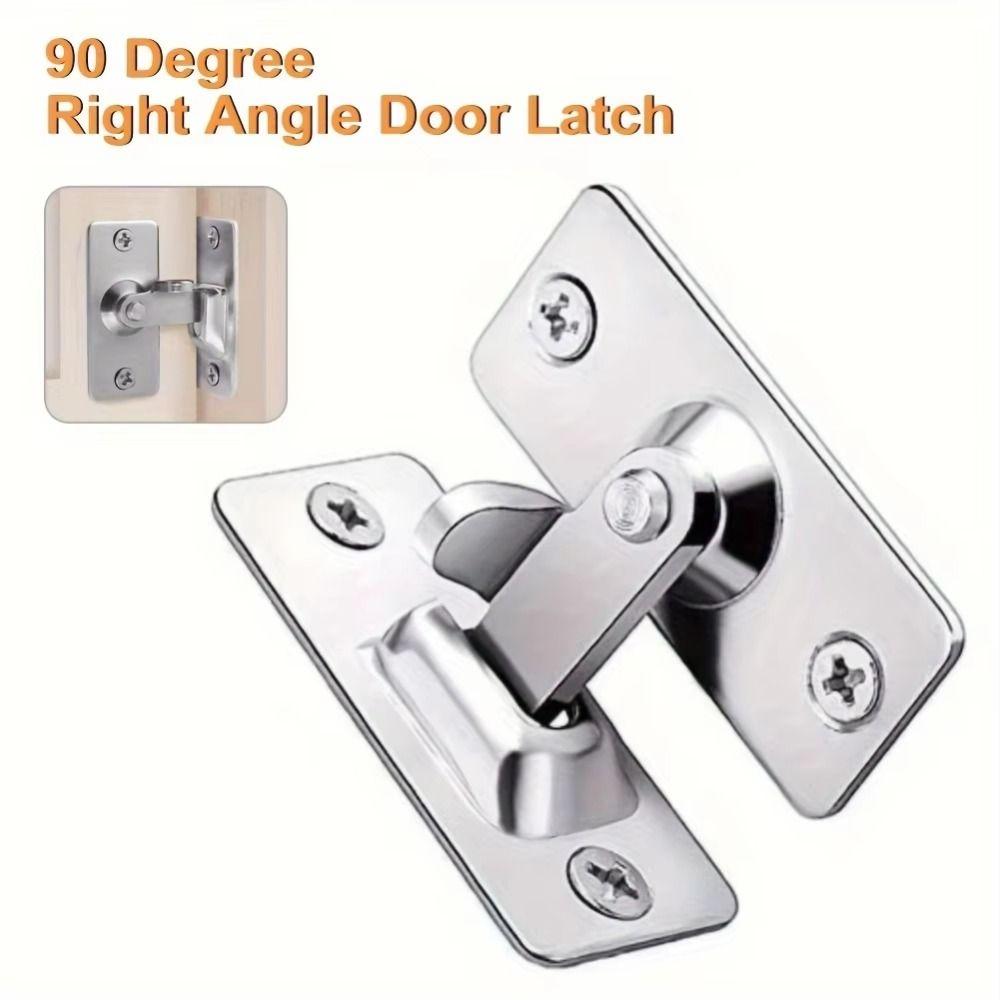 Stainless Steel Door Lock Multi-functional Cabinet Lock Secure Right Angle Door Latch Furniture
