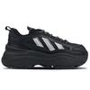 Adidas Originals OZGAIA Slip Resistant Low top Casual Shoes Women's Black Silver IG6045(Team401-)