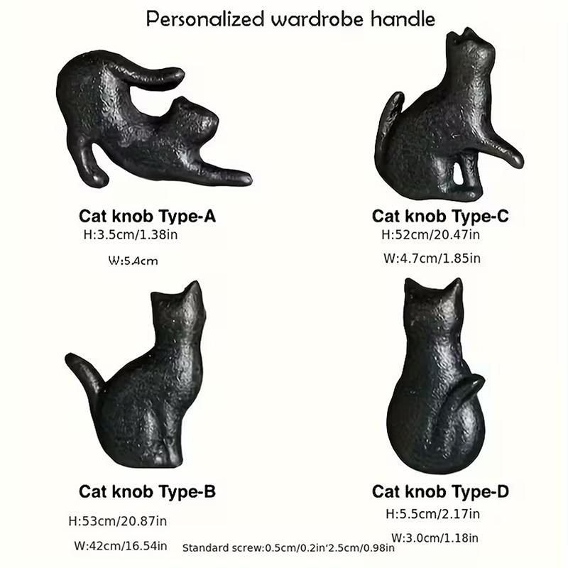 Matte Black Cast Iron Wardrobe/wine Cabinet Drawer Handles, American Minimalist Furniture Cabinet Door Creative Metal Handles