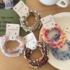 6Pcs Hair Ties Soft Woolen Woven Elastic Hair Bands Braided Design Ponytail Bun