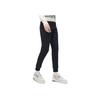 Fila Solid Color Logo Drawstring Cuffed Casual Pants Women Bottoms Black F11W318608F-BK