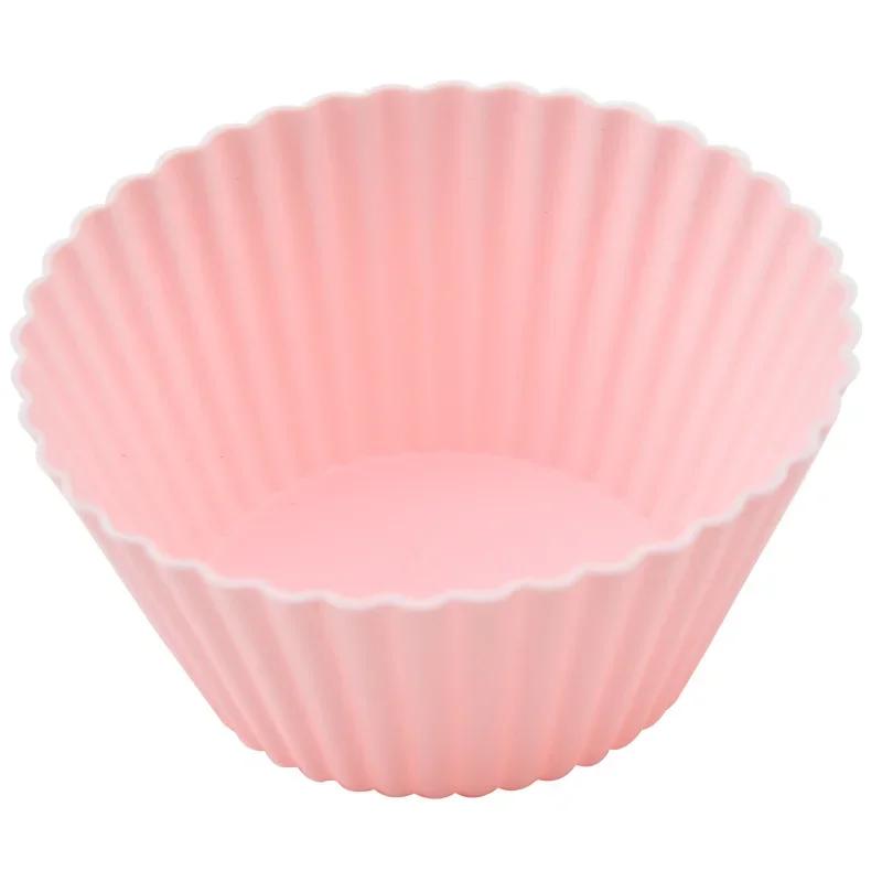 New 12 pcs Silicone Cupcake and Muffin Cup Cake Tool, Baking Silicone Mold for DIY Cupcake