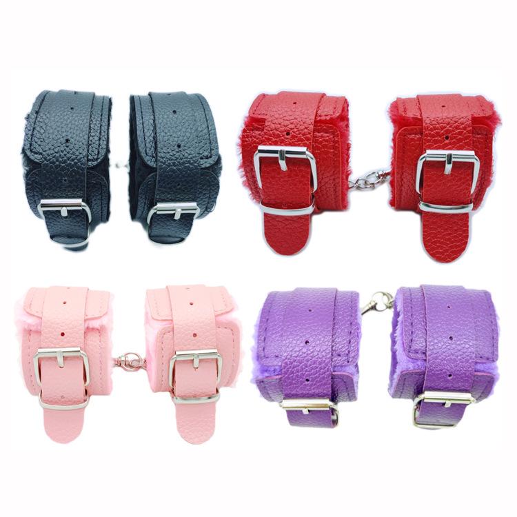Plush Flirting Handcuffs: Bondage Adult Toys for Couples
