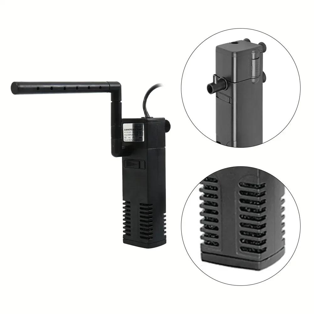 Submersible Filter Pump Fish Tank Submersible Filter Aquarium Built-in Filter For Water Pumping Oxygen Injection Ultra-quiet