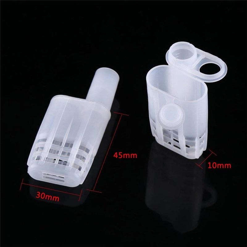 5Pcs Plastic Queen Bee Cages Beekeeping Protection Queen Bee Isolation Plastic White Move Queen Bee Beekeeping Tools