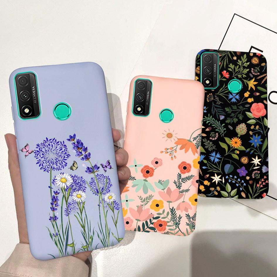 For Funda Huawei P Smart 2020 Case Coque Popular Lavender Flower Phone Case For Huawei P Smart 2020 6.21" Soft Shockproof Bumper