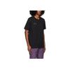 Jordan Logo Printed Straight Cut Crew Neck Pullover Short Sleeve T-Shirt Men Tops Black DQ7358-010