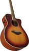 YAMAHA Trans Acoustic Guitar Brown Sunburst FSC-TA