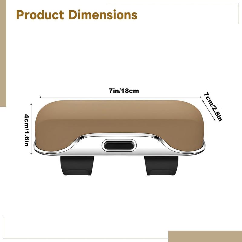 Universal Car Visor & Dashboard Sunglasses Holder – One-Hand Quick Clip, Scratch & Shockproof Eyewear Case Car Storage Organizer