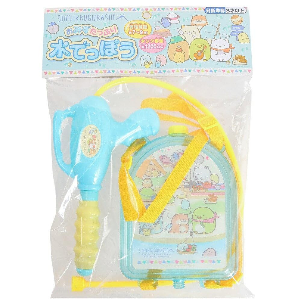 

Maruka Sumikkogurashi Water Gun with Plenty of Water, Toy Water Gun for Ages 3 and Up, Tank Capacity: Approx. 1200cc, 195172