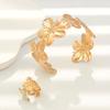 Flower bracelet ring set personalized design hand jewelry