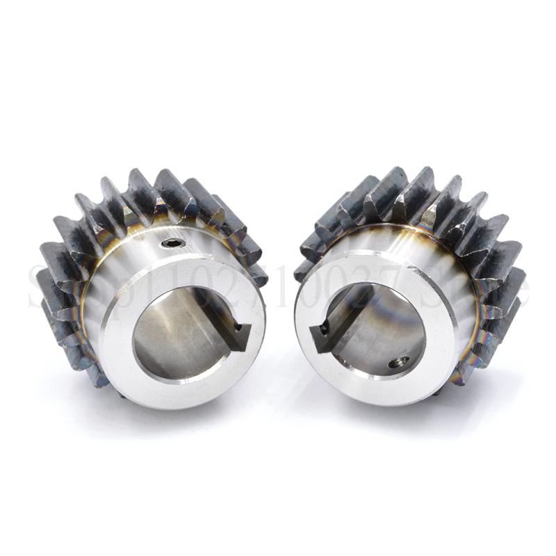 1 PZ 2M 12T-24T Pignone Cilindrico Foro 8/10/12/14/15/16/17/18/19/20/22/24mm Acciaio al Carbonio Pignone Motore con Gradino
