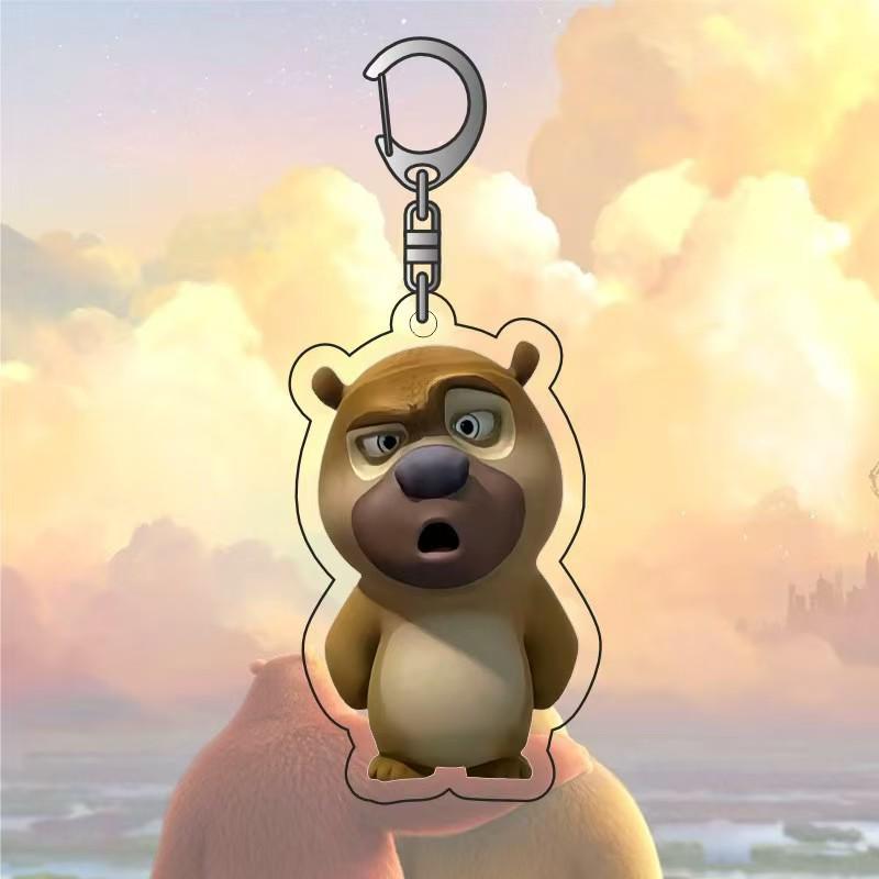 Boonie Bears Xiong Da & Xiong Er Backpack Pendant Acrylic Keychain Gift