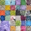 1M Glossy Silk Gradient Fabric Polyester Holographic Gradient Shiny Fabric For Diy Sewing Hanfu Dress Tablecloth Background