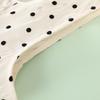 Montagut Kids Girls' French Square Neck Polka Dot Vest Dress