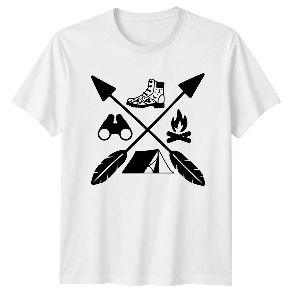 Adventure Awaits Explore The Great TShirt Hiking Camping Outdoors