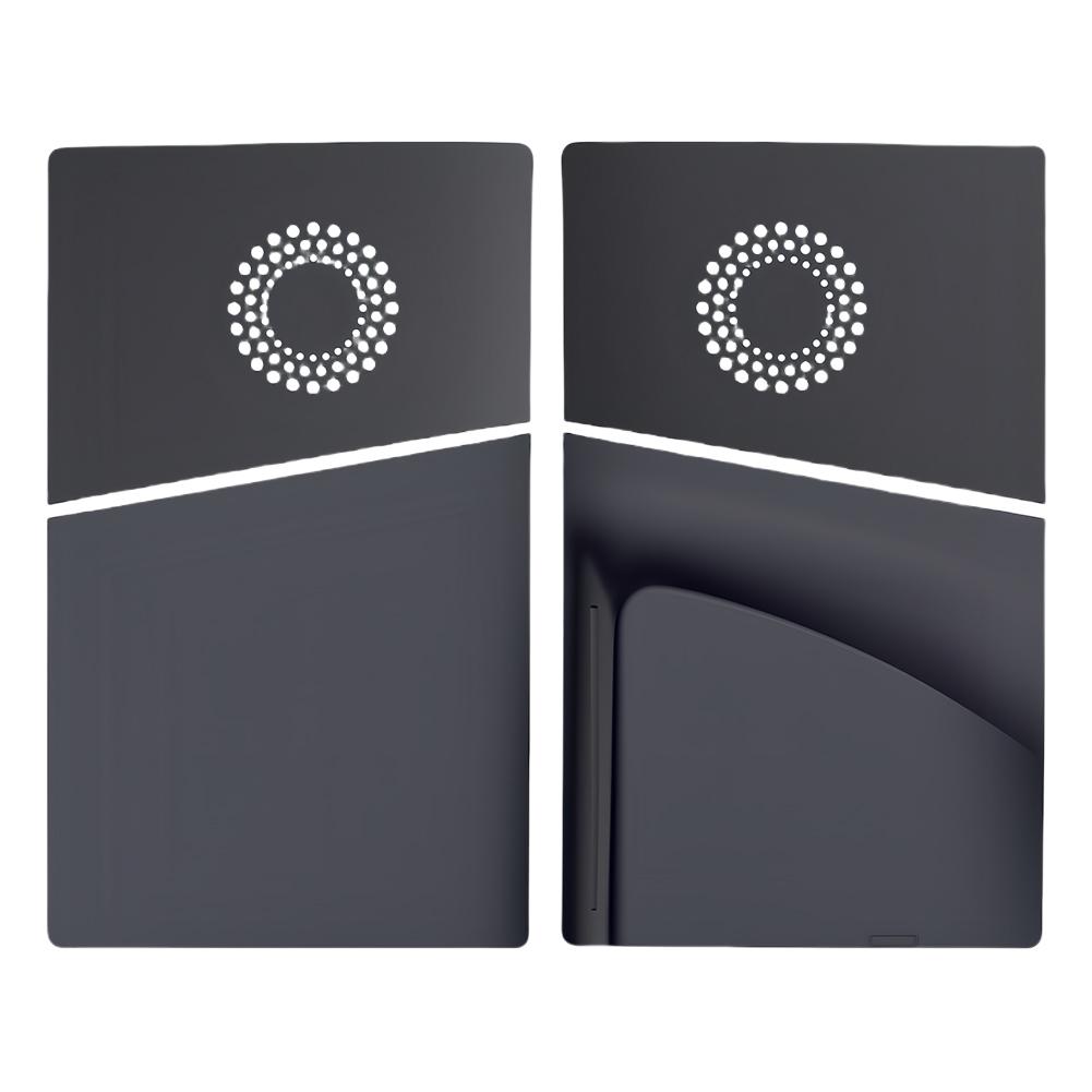 

Face Plate Console Cover with Cooling Vents ABS Hard Case Faceplate Case Cover Anti-Scratch Shockproof for PS5 Slim Disc Edition чорний