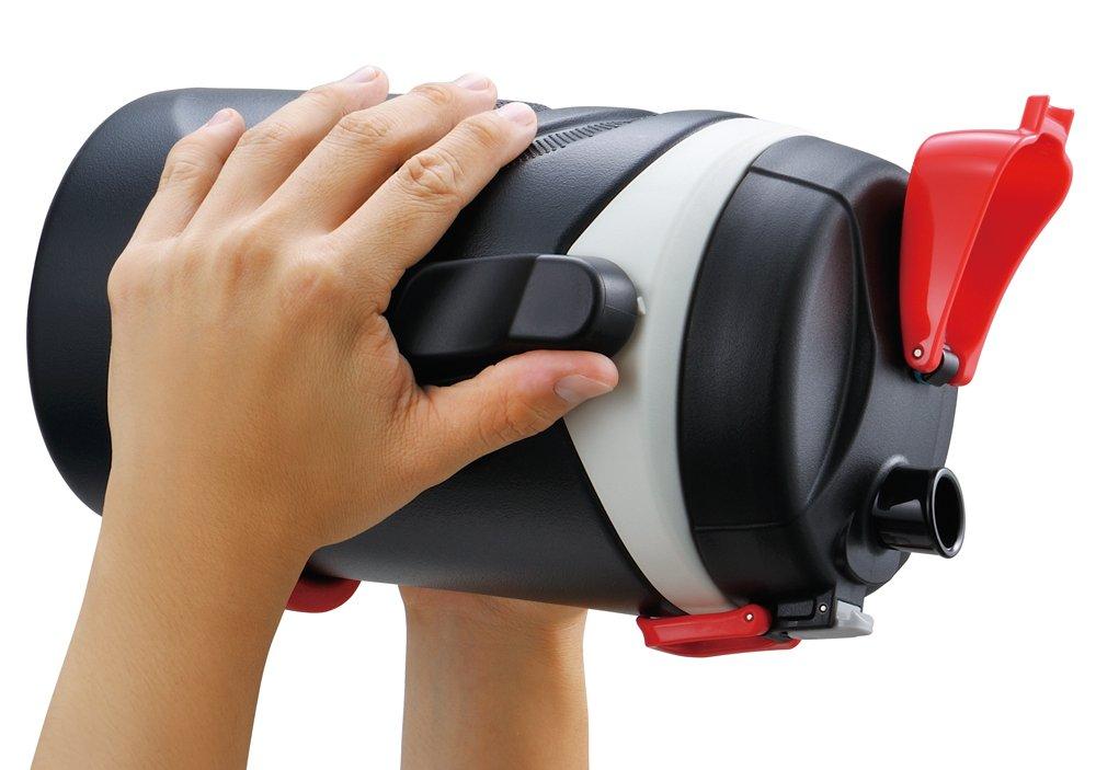 Thermos Water Bottle Sports Jag Black Red BKR 1.9L FPG-1903